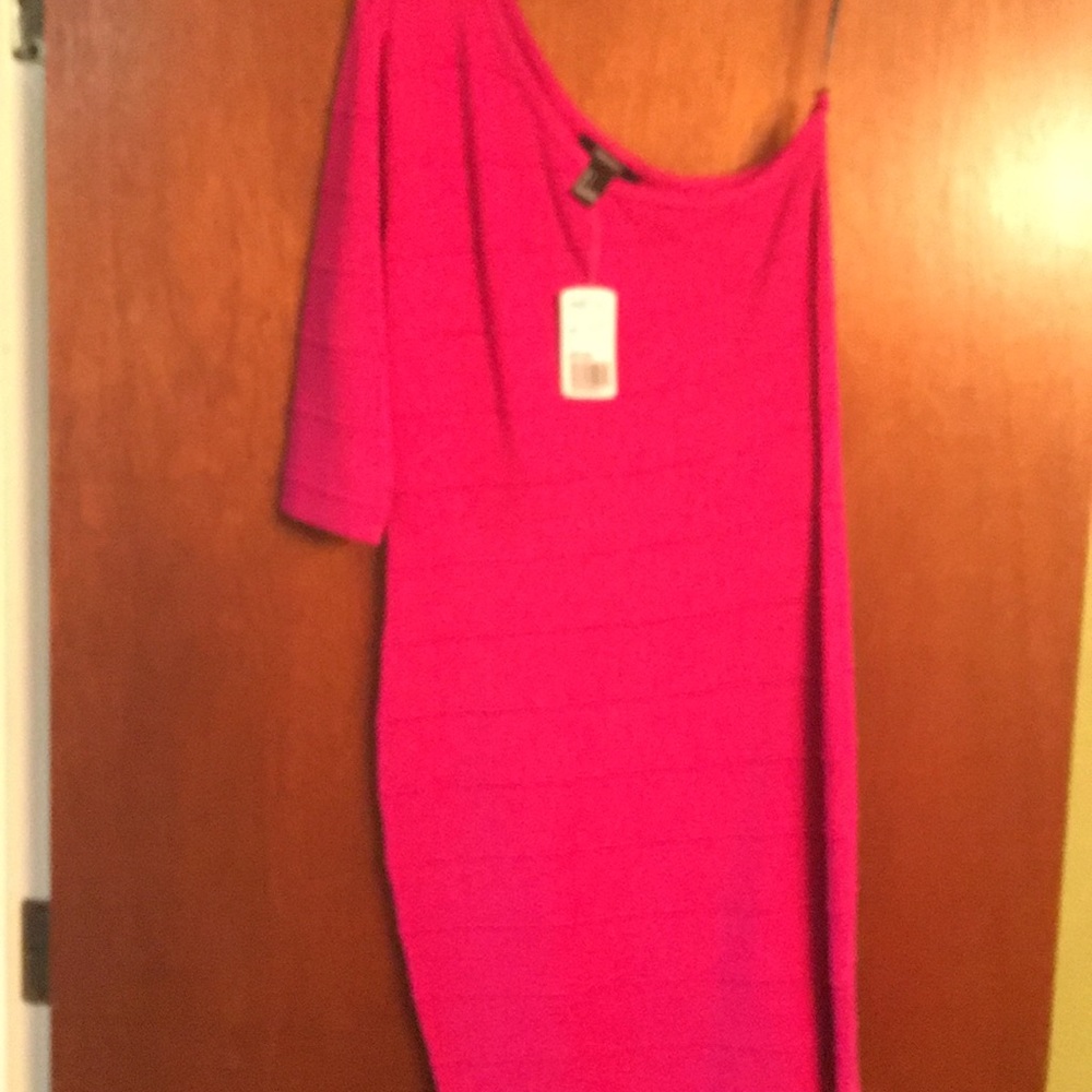 Fushia mini dress